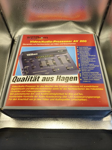 Wetekom video audio prozessor - wetekom, video/audio-prozessor